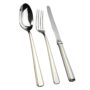 Faqueiro 101 Peças Clássico Moderno Inox com Friso de Ouro Fracalanza. R